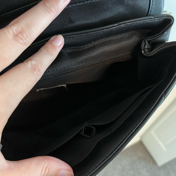 NWT A New Day Balack and Golf Hardware Purse Crossbody - Picture 4 of 8